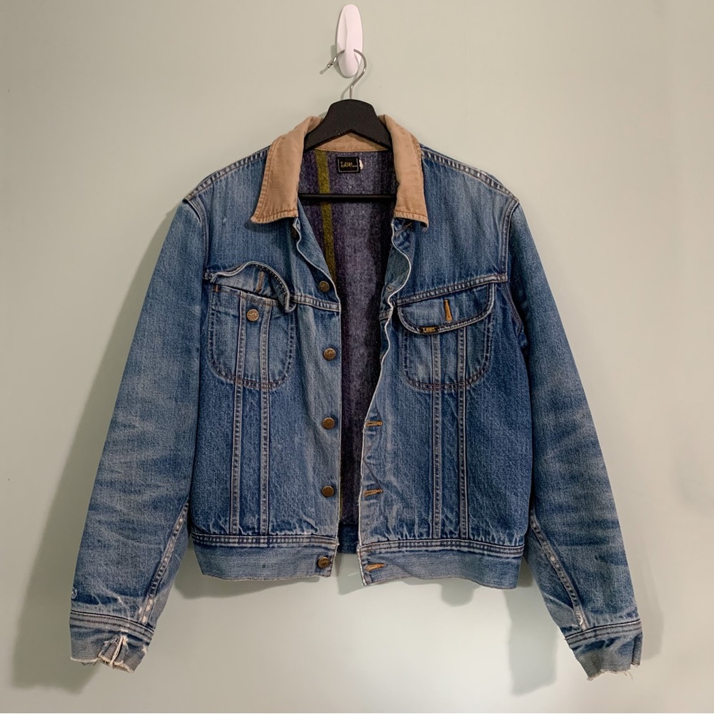 LEE super distressed vintage “storm rider” jacket